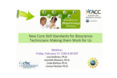 Core Skill Standards Webinar